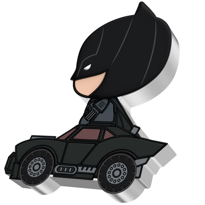 Niue : The Batman – Batman Day Chibi Coin colorisée, 2 onces d’argent, 2022, Belle Épreuve (Proof).