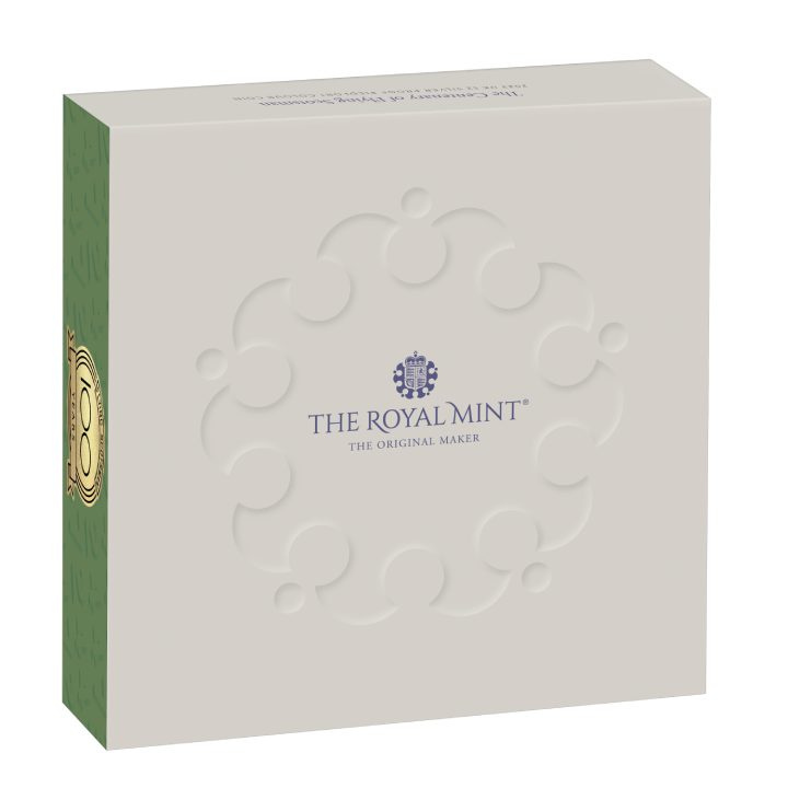 The Centenary of the Flying Scotsman £2 colured Silver 2023 Gilded Proof Piedfort Coin