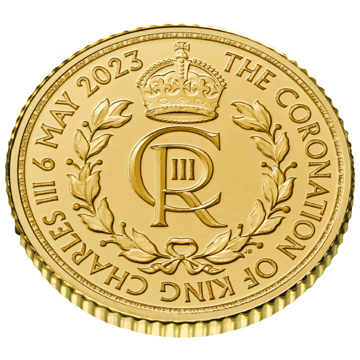 La Coronación de Su Majestad el Rey Carlos III 1/10 oz Oro 2023