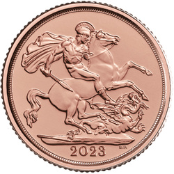 Wielka Brytania: The Coronation 1/4 Sovereign 2023