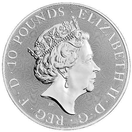 Britannia 10 uncji Srebra 2021
