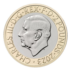 Zestaw 5 monet Wielka Brytania Miedzionikiel 2023 Commemorative Coin