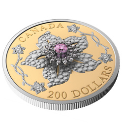 Kanada: Williamson Diamond Brooch 200 dolláros arany 2025 Proof