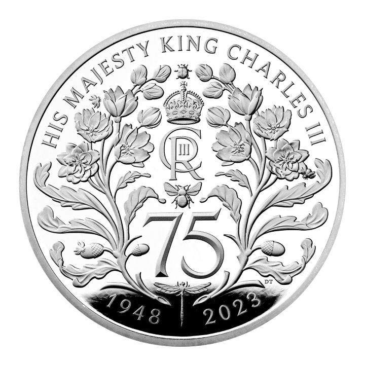 Zestaw 5 monet Wielka Brytania Srebro 2023 Proof Commemorative Coin
