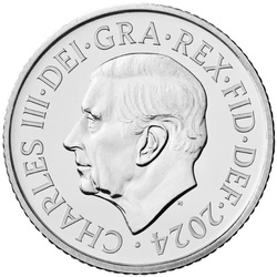 Lote de 8 monedas de cobre Reino Unido Definitive 2024