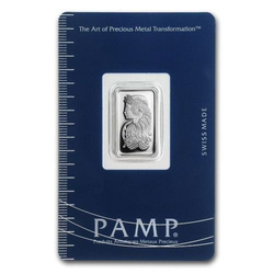 5 grammi Lingotto d'argento Pamp Fortuna