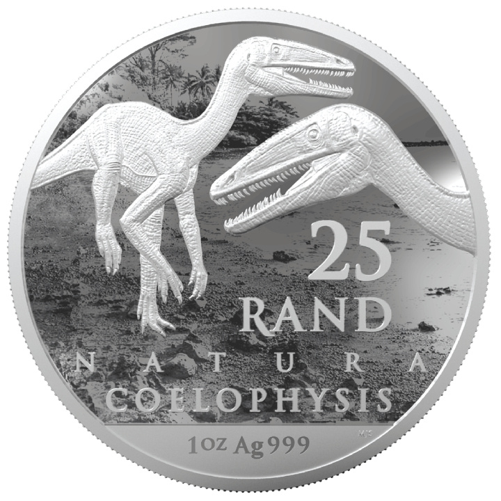 Natura: Rise of the Dinosaur - Coelophysis Rhodesiensis 1 oz Silber 2020
