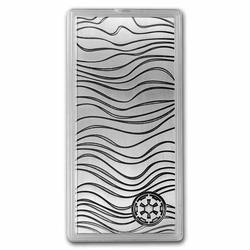 Niue: Star Wars - Mandalorian Beskar lingote moneda 10 oz Plata 2022 Antiqued