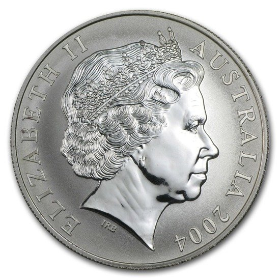 Australijski Kangur 1 Uncja Srebra 2004
