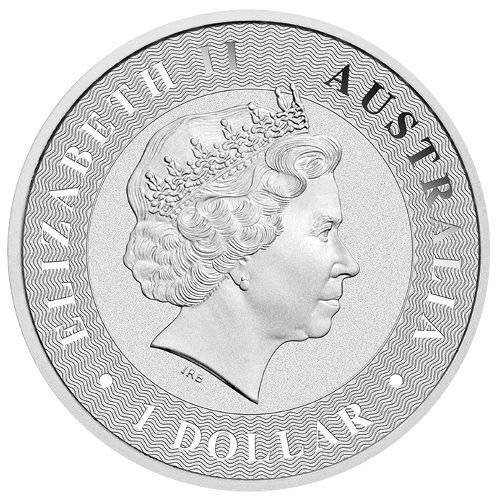 Canguro Australiano 1 oz Plata 2017 Dorada