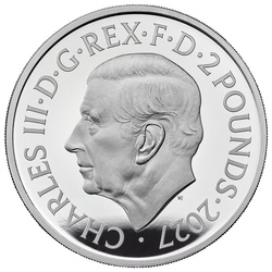 Stříbrná mince The Royal Mint: Lunar - Rok ovce 1 unce stříbra 2027 Proof
