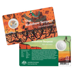 RAM 50th Anniversary of The Rainbow Serpent din cupro-nichel colorată 2025 (monedă în card)