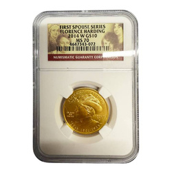USA: First Spouse – Florence Harding 1/2 uncji Złota 2014