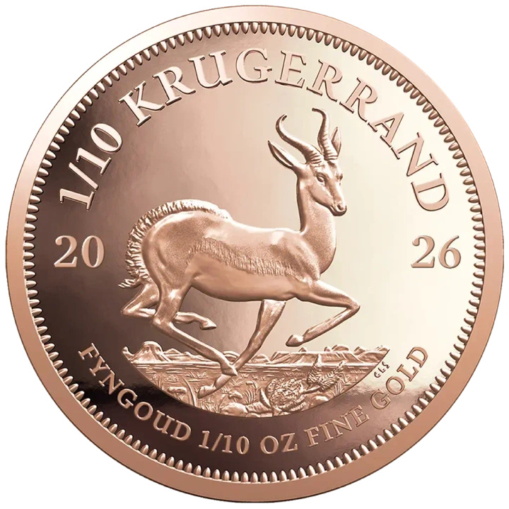 Arany érme Krugerrand 1/10 uncia Arany 2026 Proof