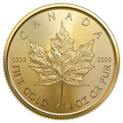 Hoja de Arce Canadiense 1/4 oz Oro 2023