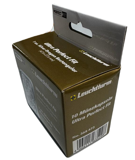 Leuchtturm - Capac din plastic pentru lingou monedă Dragon Ultra Perfect Fit 10 bucăți