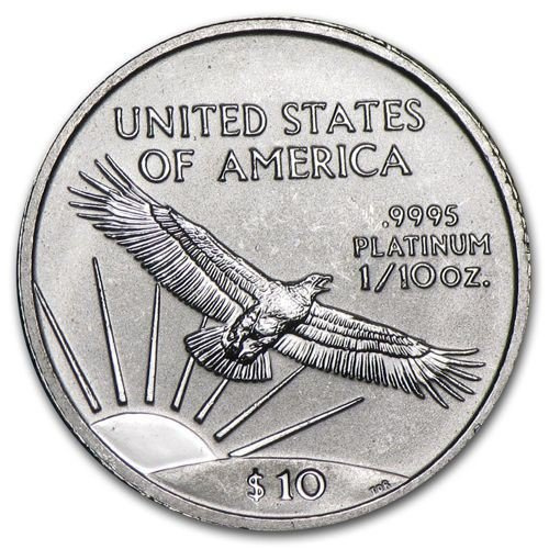 American Eagle 1/10 uncia platina