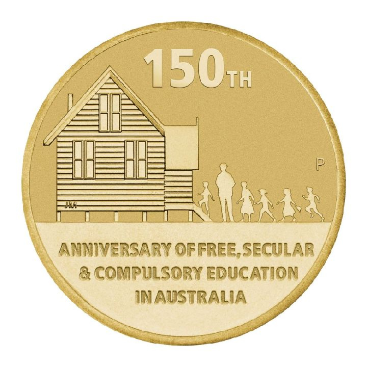 150 de ani de educație gratuită laică și obligatorie în Australia Bronz Aluminiu 2022