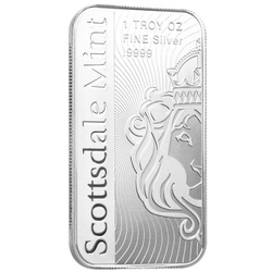 Sztabka Scottsdale Mint Vortex 1 uncja Srebra