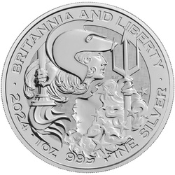 Britannia and Liberty 1 oz Silver 2024