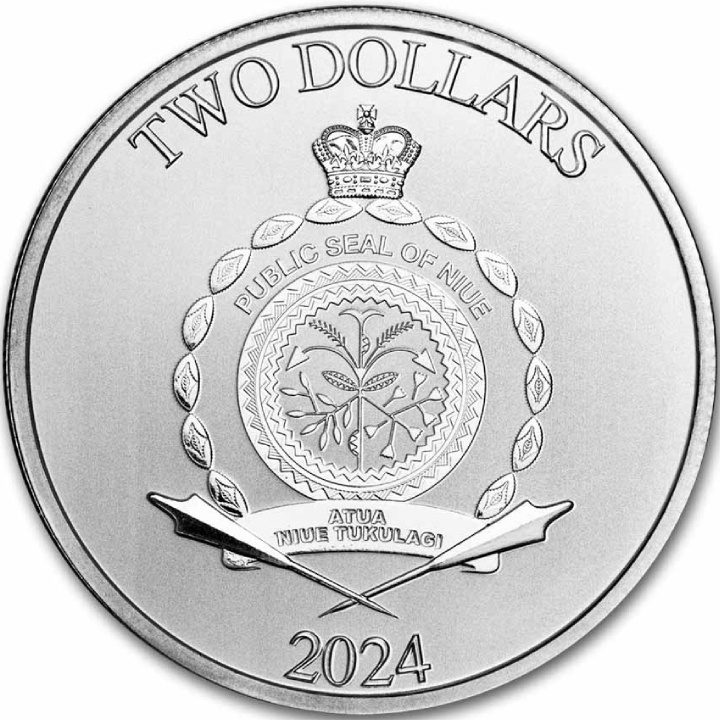 Niue: Héroes de la Mitología Griega - Perseo 1 oz Plata 2024