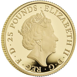 The Royal Tudor Beasts: Seymour Panther 1/4 uncji Złota 2022 Proof