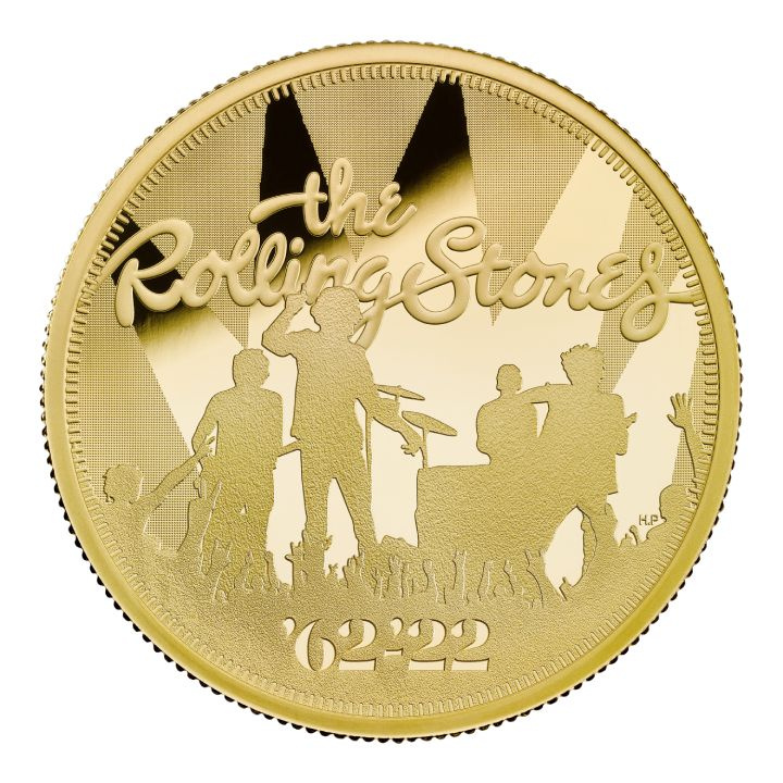 The Rolling Stones 2 onces d'or 2022 Proof