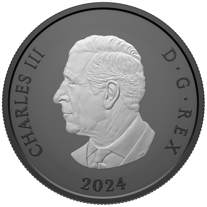 Canada: Discovering Dinosaurs - Royal Horned Face 1 oz Silber 2024 Matte Proof Coin