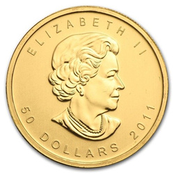 Kanadyjski Liść Klonowy 1 uncja Złota 2011