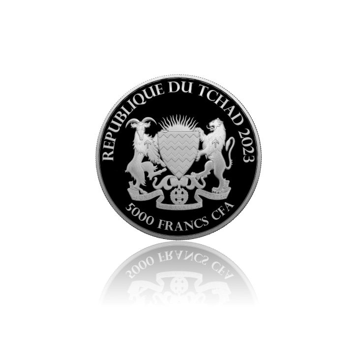 Chad Diosa Europa 1 oz Plata 2023