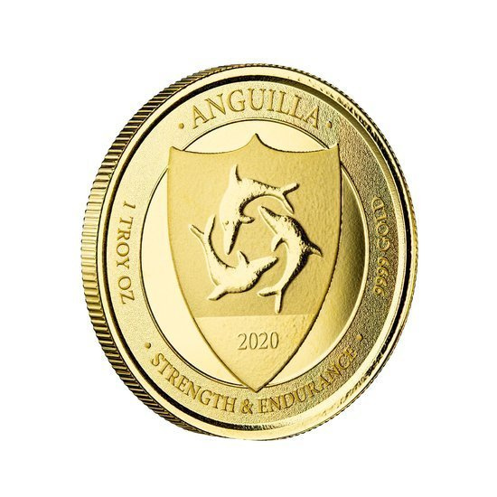 Anguilla: Coat of Arms 1 uncja Złota 2020