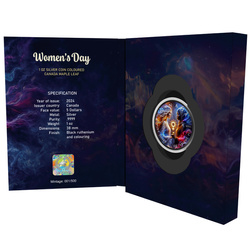 Canada: Women's Day coloured 1 oz Silver 2024