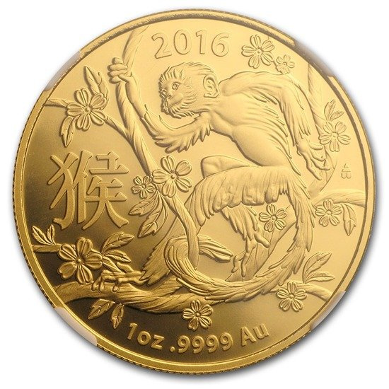 Lunar: Year of the Monkey 1 oz Gold
