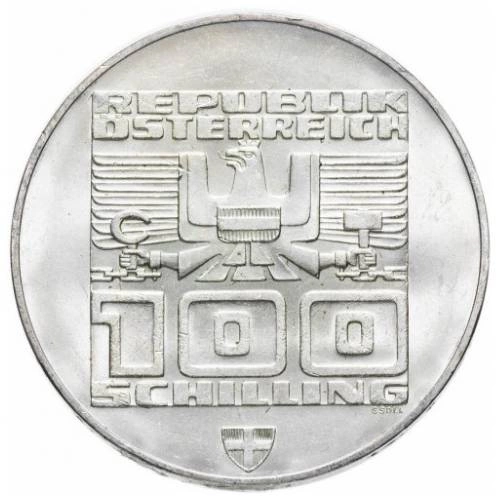 Austria, 100 scellini Ag.640 - Anni vari
