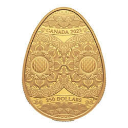 Canada: Uovo di Pasqua Oro 2023 Proof