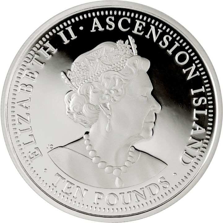 Ascension Island: Modern Masters - Jody Clark St. George and the Dragon 2 oz Silver 2022 Proof