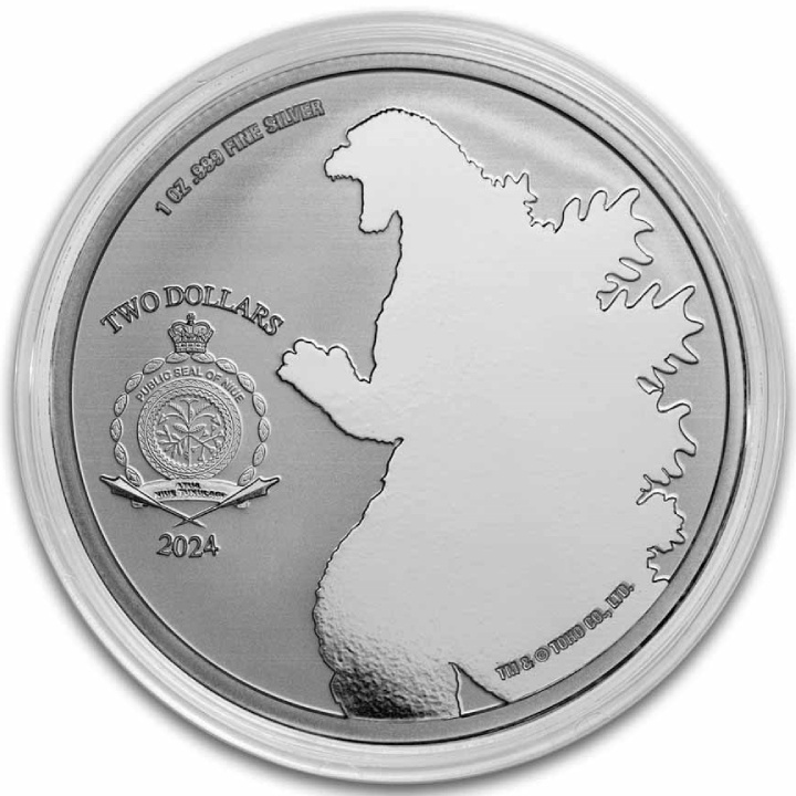 Niue: Godzilla vs Monsters - Mechagodzilla 1 oz Silber 2024