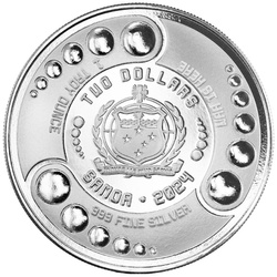 Samoa: Alien 1 oz  Stříbro 2024 Prooflike Coin