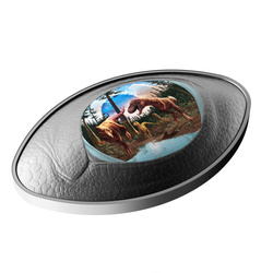 Canada: Dinosaur Eye 1 oz Silver 2025 Proof Shaped Coin