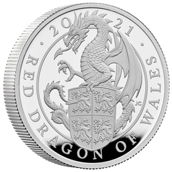 The Queen’s Beasts 2021: Set of 10 coins 2 oz Silber Proof