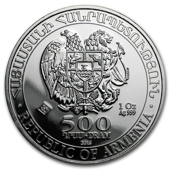 Arca de Noé 1 oz Plata 2016