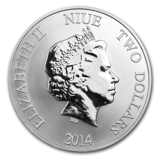 Niue Turtle 1 oz Silber 2014