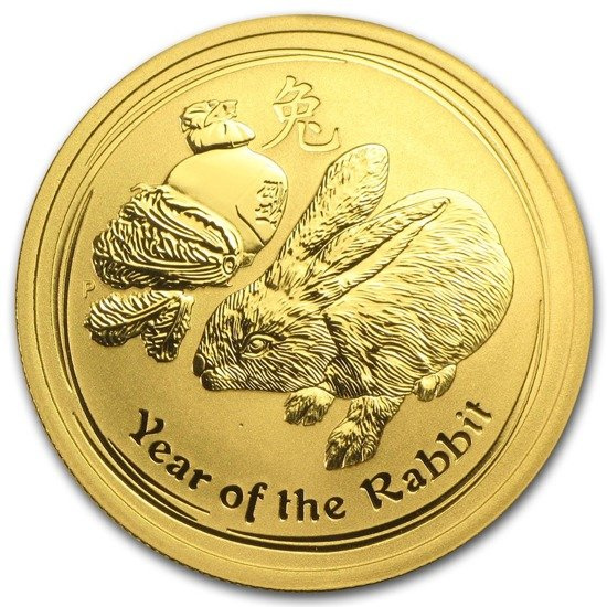 Lunar II: Jahr des Kaninchens 1/2 oz Gold 2011