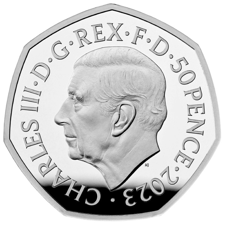 Star Wars: R2-D2 and C-3PO colored 50p Silver 2023 Proof