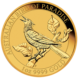 Bird of Paradise: Manucode 1 oz Gold 2019