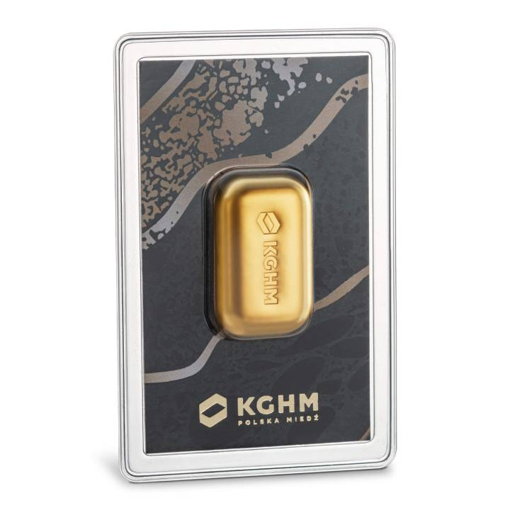 Sztabka KGHM 50 gramów Złota