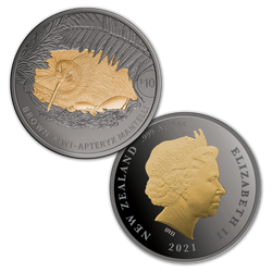 Kiwi 5 oz Plata 2021 Proof