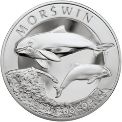 Monnaie en argent Animaux du monde - Marsouin 20 zlotys argent 2004 Proof