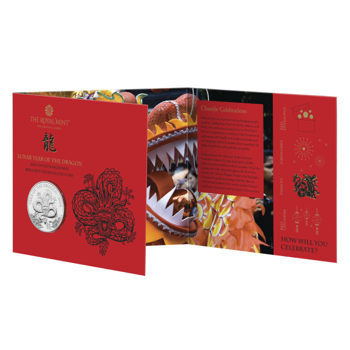 Royal Mint Lunar Anul Dragonului Cupronichel 2024