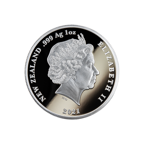 Tangaroa Guardián del Océano: Conjunto de 2 monedas de colores 2 onzas Plata 2021